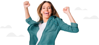 Imagem de uma pessoa feliz