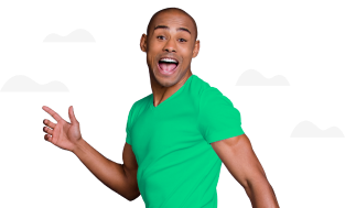 Imagem de uma pessoa feliz