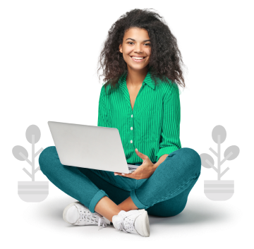 Imagem de uma pessoa feliz