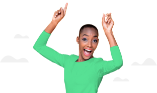 Imagem de uma pessoa feliz