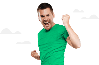 Imagem de uma pessoa feliz